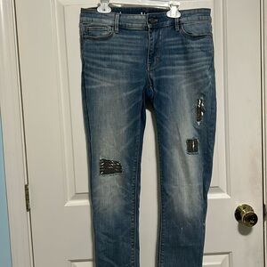 White House Black Market The Slim Bedazzled Jeans’s Size 4